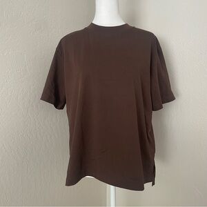 Uniqlo Dark Brown Short Sleeve Tee